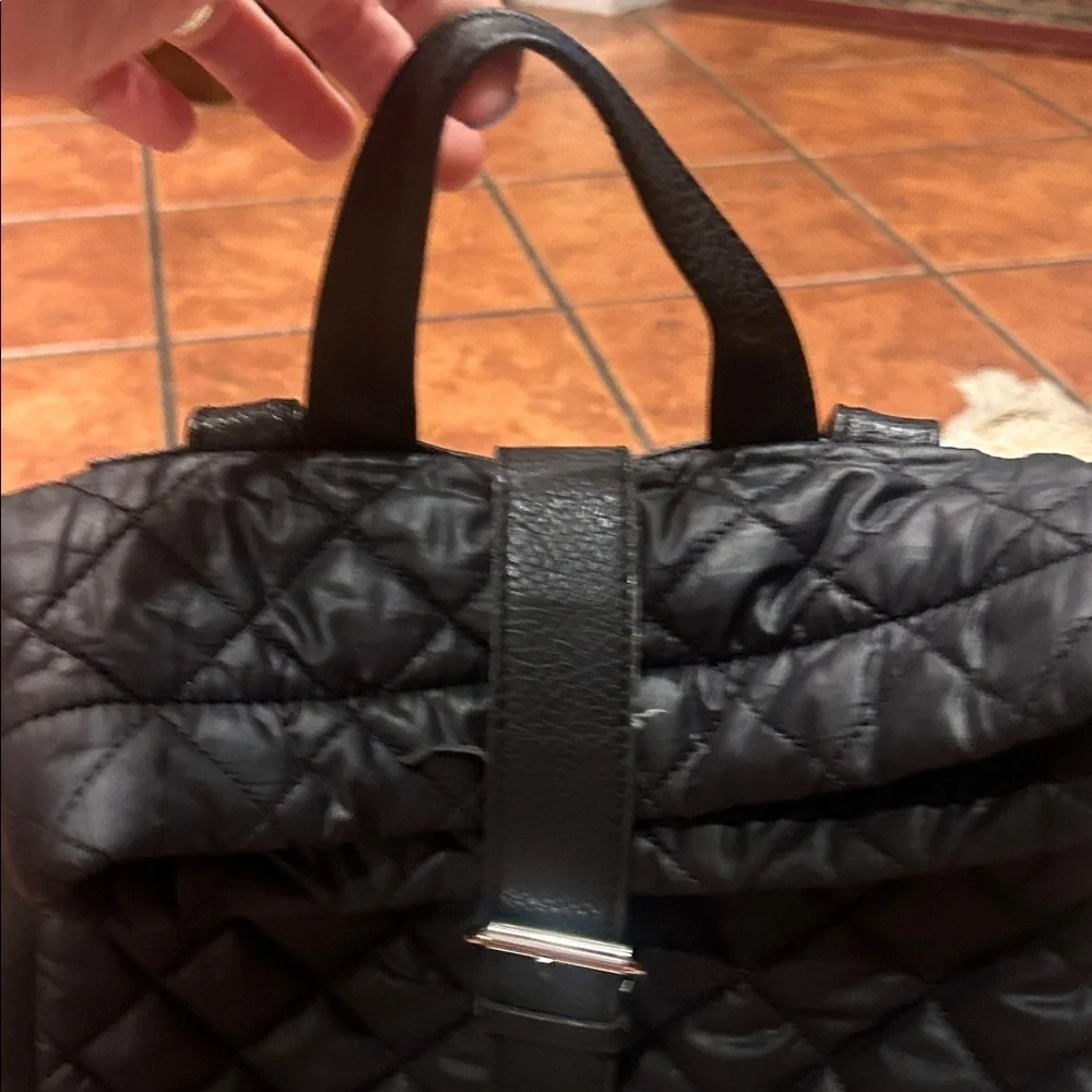 Kenneth Cole Reaction Quilted Black Backpack